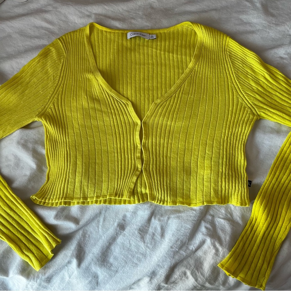 Calvin Klein cropped cardigan